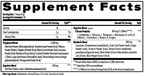 Supplement Facts panel for Reds Superfood, listing serving size, servings per container and the full ingredient list