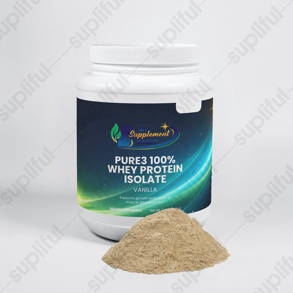 Pure3 100% Whey Protein Isolate (Vanilla)