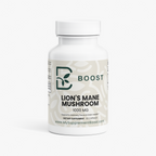 Lion's Mane Mushroom by My Supplement Boost, 60 vegan capsules, front of the bottle