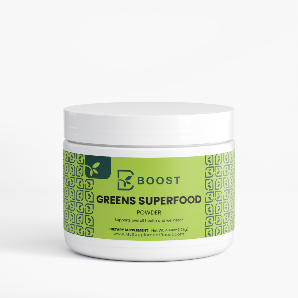 Greens Superfood by My Supplement Boost, 126 g, front of the tub