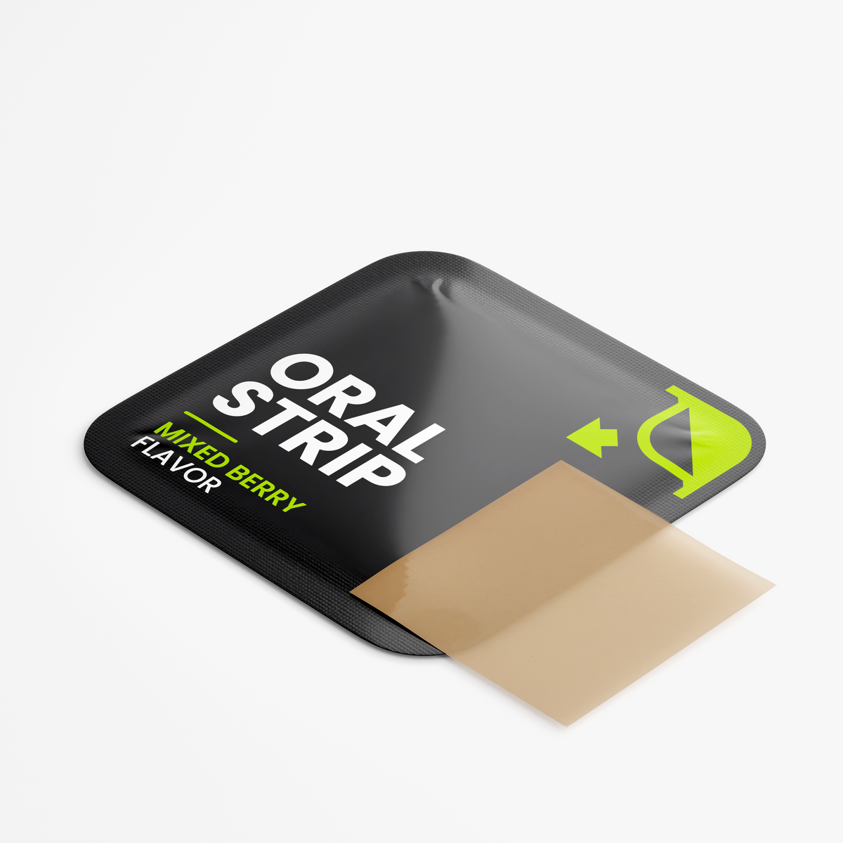Probiotic + Metabolism Strips tin from another angle, showing the BOOST label