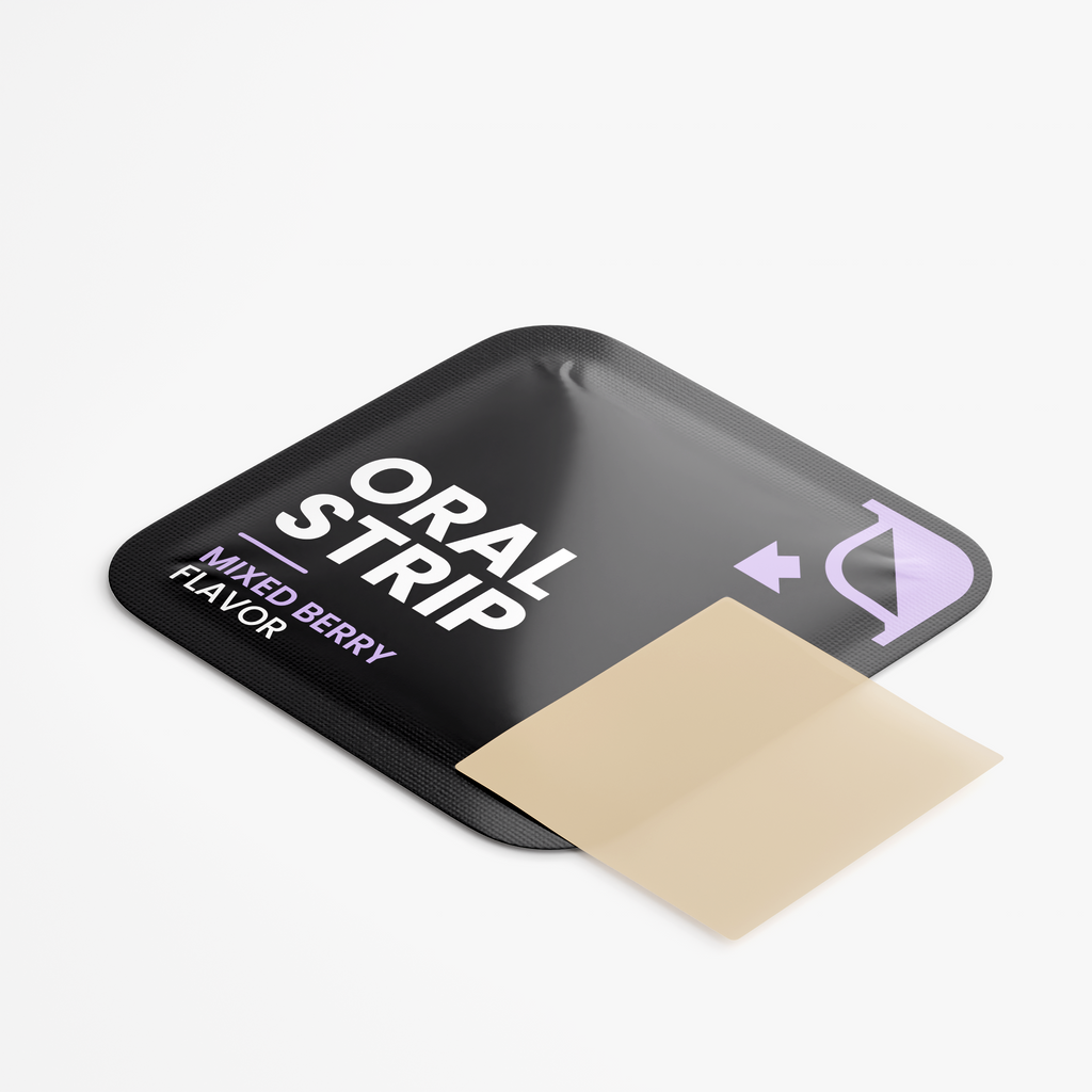 Appetite Balance & Weight Support Strips tin from another angle, showing the BOOST label