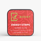 Energy Strips by My Supplement Boost, 30 oral strips, front of the tin