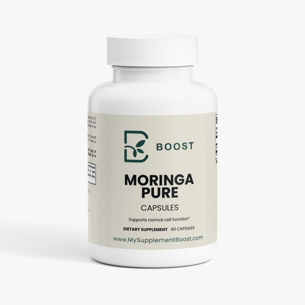 Moringa Pure by My Supplement Boost, 60 caps, front of the bottle